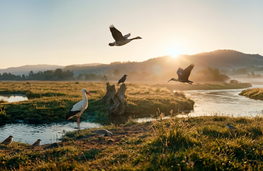 The city and the birds